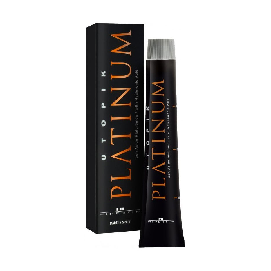 Перманентна фарба для волосся Hipertin Utopik Platinum з гіалуроновою кислотою, 5.30 Intense Golden Light Brown, 60 мл